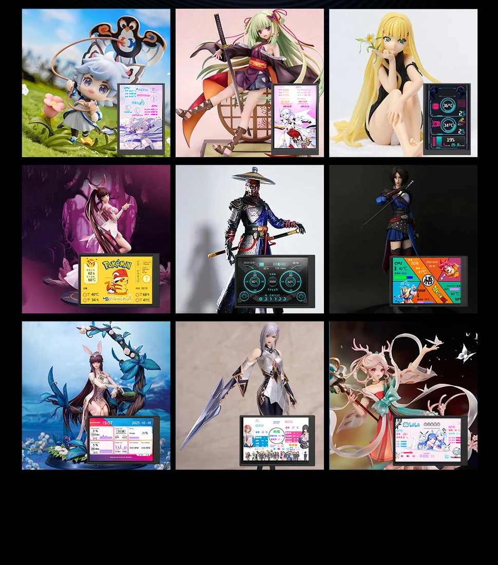 3.5 Inch IPS Type-C Secondary Screen Computer CPU GPU RAM HDD Monitor USB Display For Freely AIDA64 mini monitor