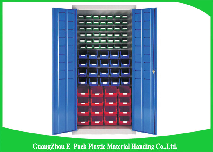 Standard Size Industrial Storage Totes , Antistatic Stackable Storage Boxes