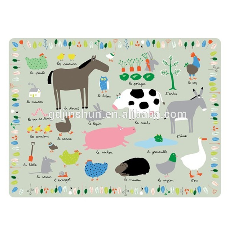 Baby Placemat Custom Placemat For Kids disposable placemat baby
