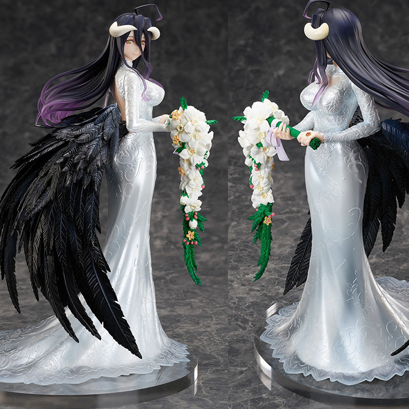 OverLORD The King of the Undead Wedding Dress Ya'er Handmade Doll Model Decoration