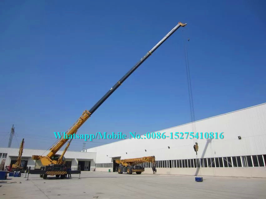Heavy Duty 80 Tonne Mobile Crane Truck RT80 With CAT Engine Automatic Gear Box