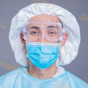 China SF Microporous 35gsm Disposable Bouffant Surgical Caps wholesale