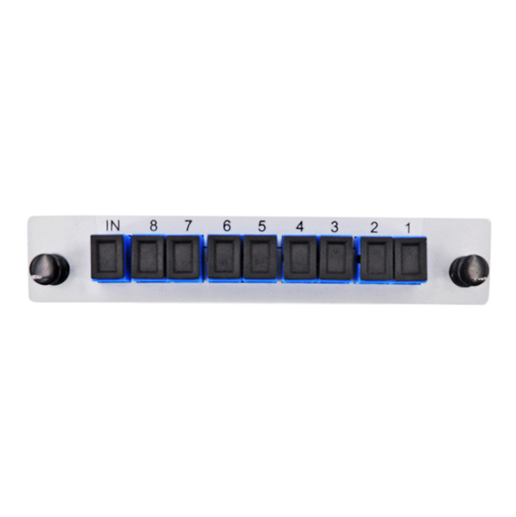 Cassette Card Gpon 1x8 Optical Splitter UPC Connector Low PDL