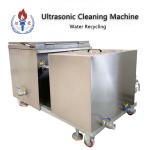 Large Industrial Ultrasonic Cleaner Machine For Engine Parts Circulating Belt