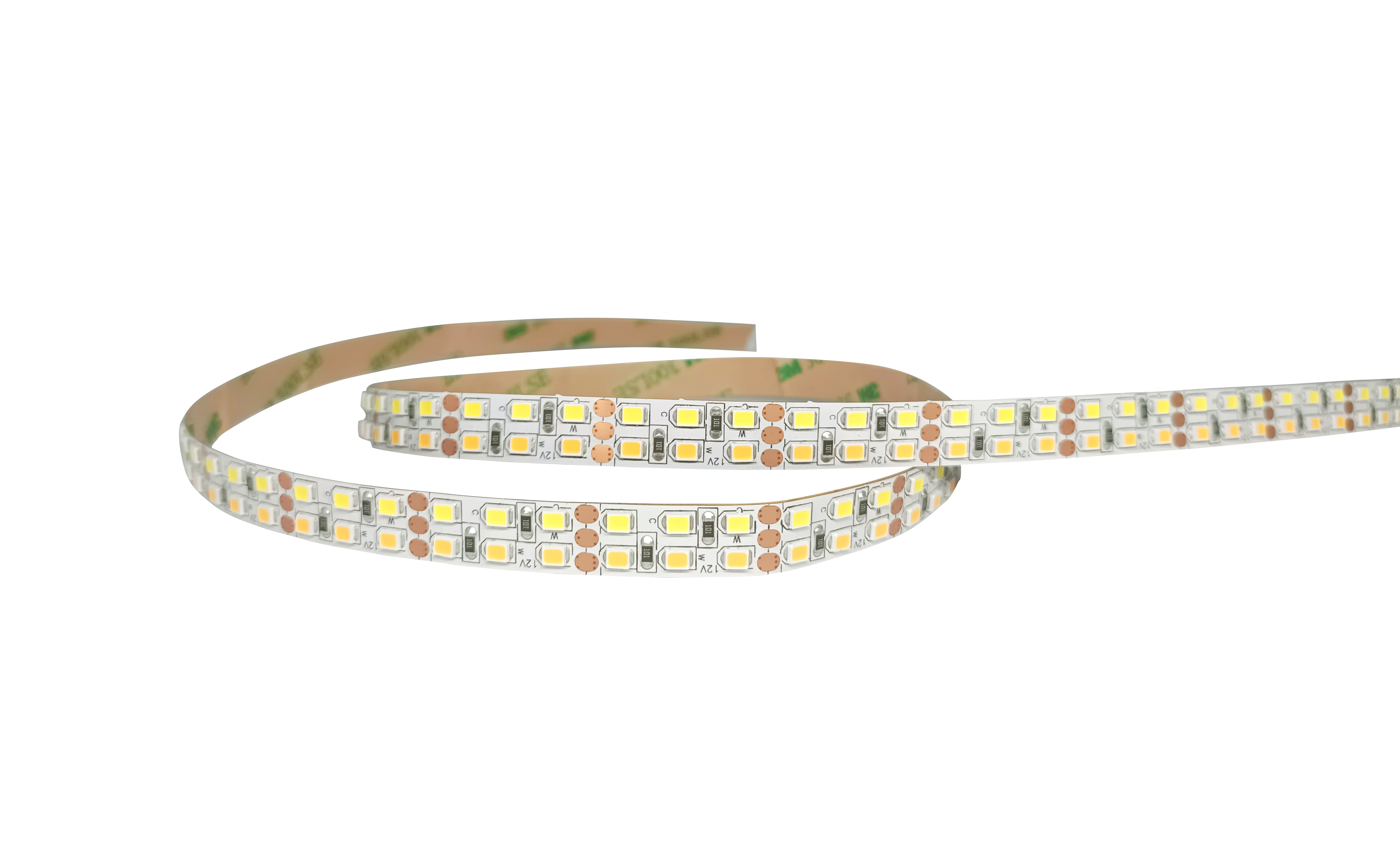 Low Voltage Bright 5050 LED Strip Light 12/24V Double Row Tricolor Light