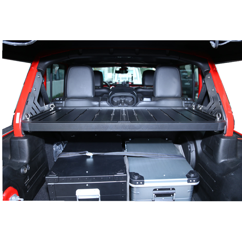 Upgrade Your Jeep Wrangler with Hardtop Interior Cargo Rack and Hanger Bar System