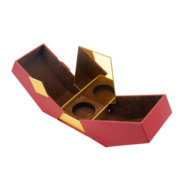 Romantic Creative Double Open Door Gift Boxes Packaging For Jewelry Cosmetics Perfume