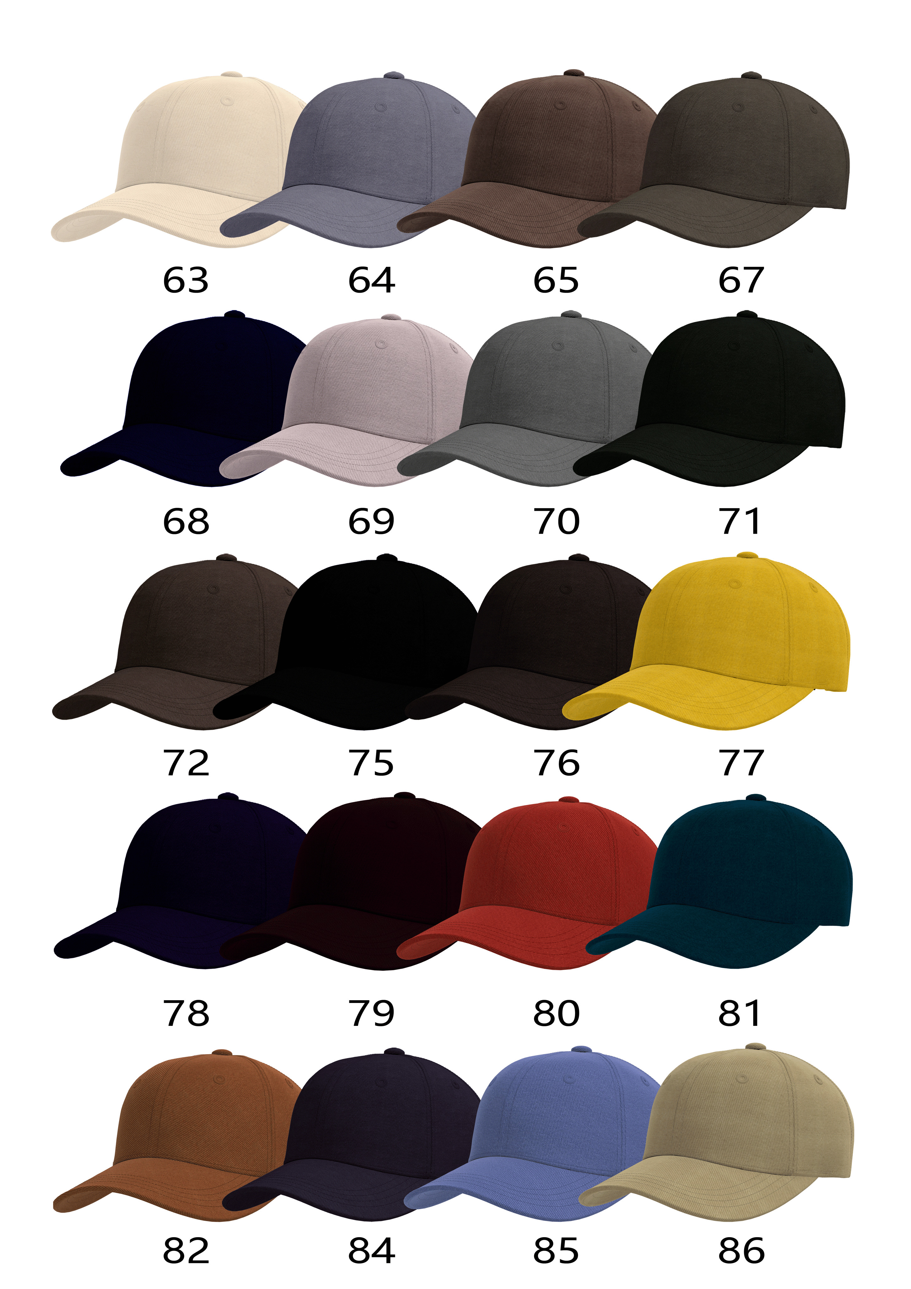 Custom 6 Panel Richardson 112 Plain Blank Black Trucker Cap