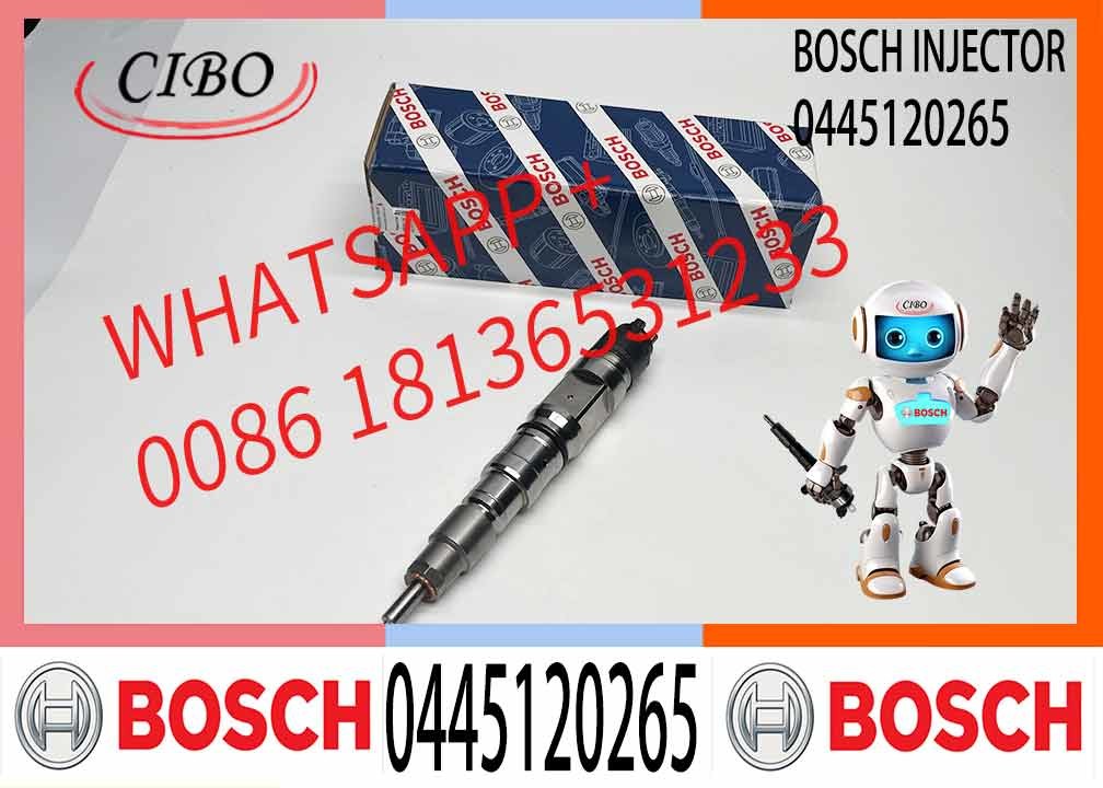 High Quality New Fuel Injector 0445120265 for Diesel Engine WP12