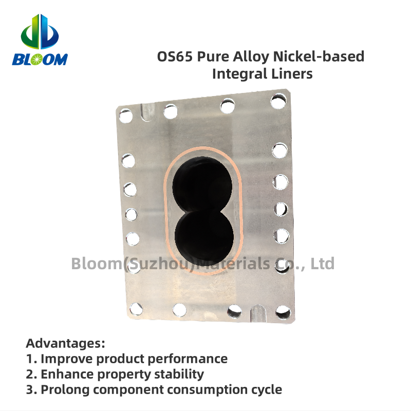 Parallel Co Rotating Twin Screw Plastic Extruder Cobalt Nickel Alloy Barrel Liner For PEEK