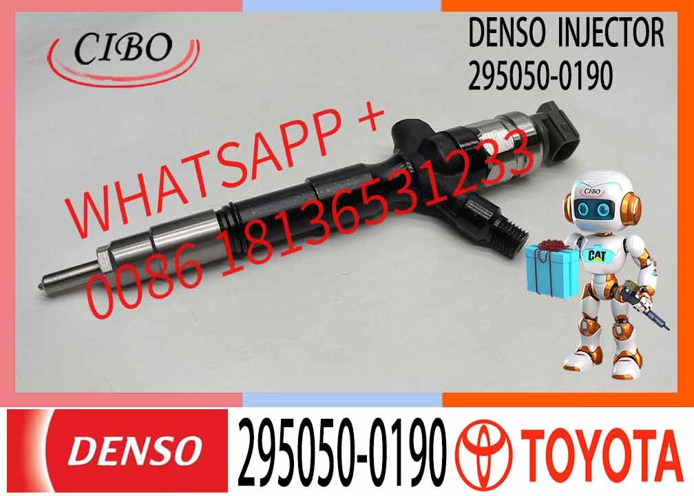 295050-0190 23670-0L100 Injector Nozzle Diesel Engine Components Hilux 1KD-FTV 3.0L Hilux 2KD-FTV 2.5L
