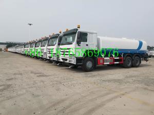 China 1500L Sinotruk Howo 10 Wheels 6x4 336hp Water Tank Truck wholesale