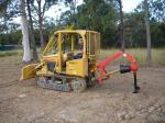 35hp Mini Crawler Tractor of Farm Exploration Machine with Backhoe/Slade/Auger/4