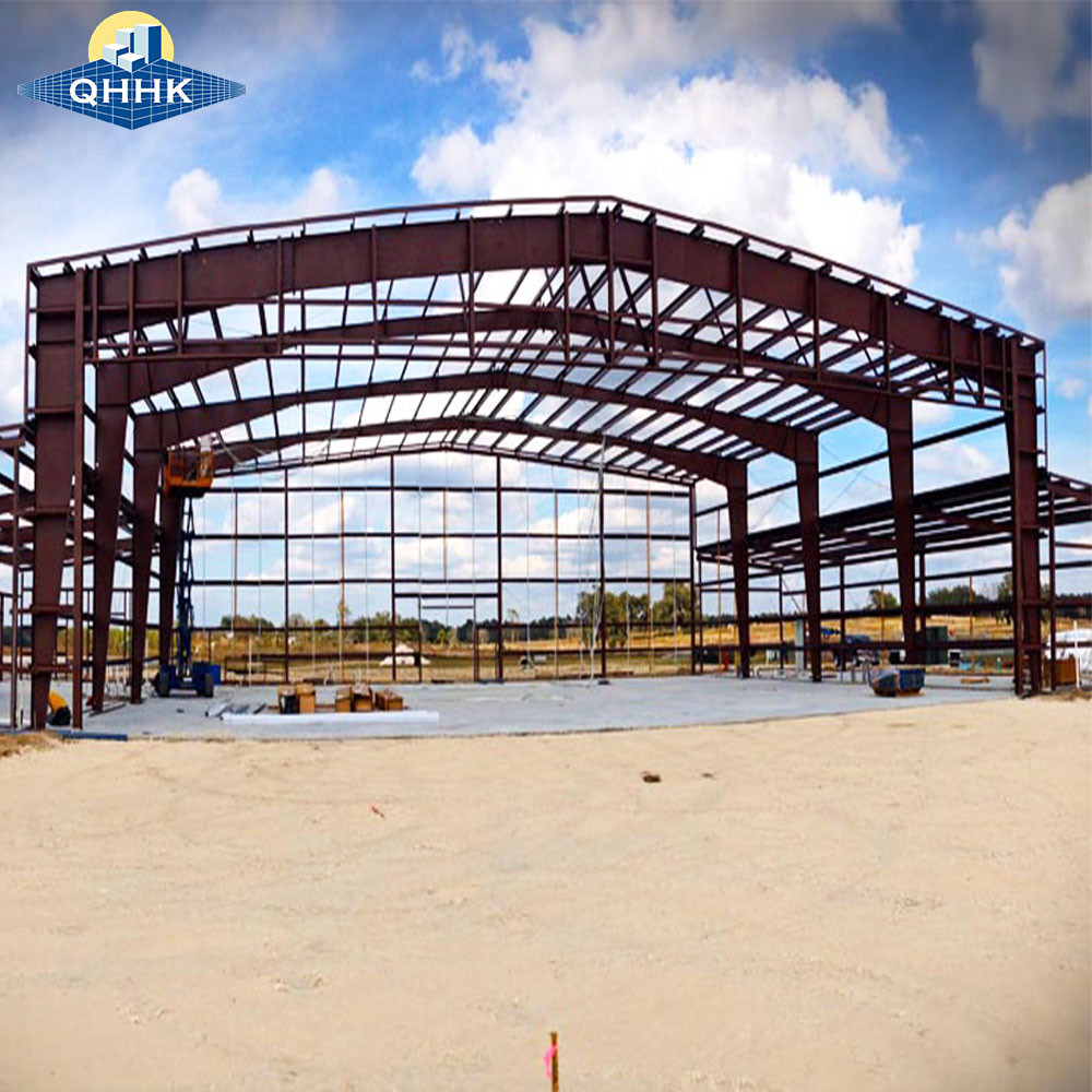 Customized Long Span Metal Structure Hangar With Lounge And Office Area