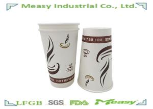 China 500ml Disposable Paper Coffee Cups With Custom Logo Printed wholesale