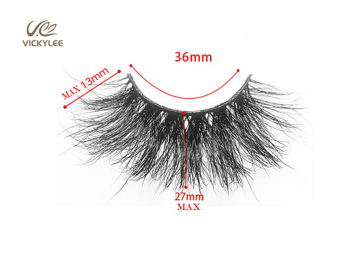 Multilayer Mink Hair Material 27MM 7D Volume Lashes