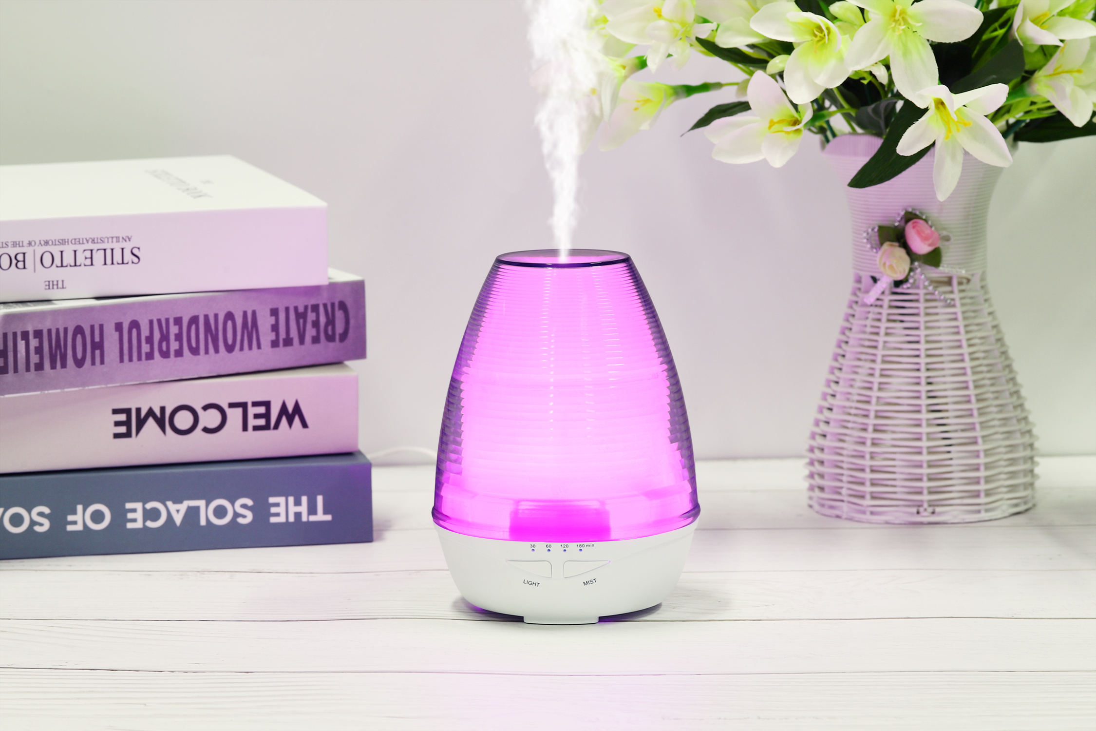 24V Essential Oil Humidifier Mini Texture Smart Aroma Diffuser