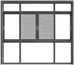 85 Series Aluminum Alloy Sliding Window Profiles 6063 T5 Aluminum Window Channel
