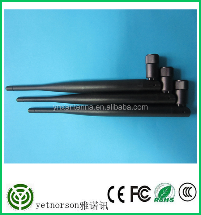 LMR200 Cable 8 Ports Quad Band Antenna 15dBi 698-960MHz 1710-2690MHz with Integrated RET