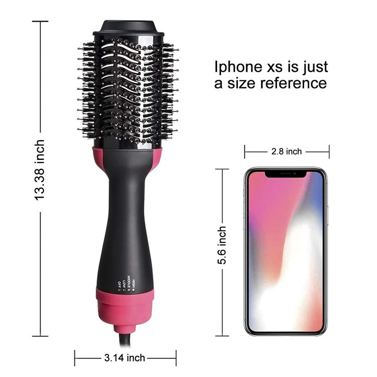 Hot Air Dryer 3 In 1 Hair Straightener Brush For Women