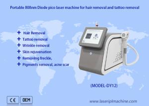 China Effective 2in1 808 Diode Laser Hair Removal Nd Yag Tattoo Removal For Home wholesale