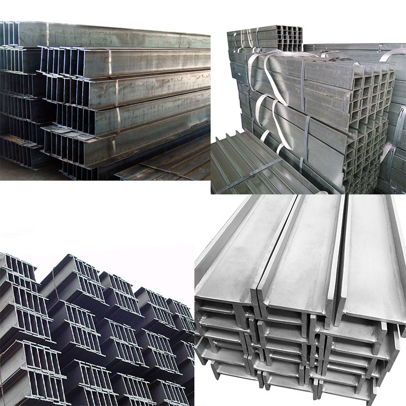 Building 8mm Structural Steel Profiles Q235 H Shape Steel Beam