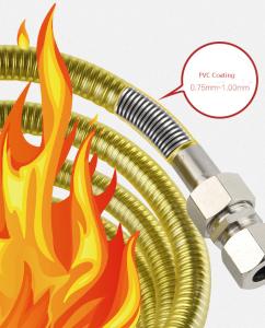 China Household DN20 Domestic Gas Pipe Flexible Stainless Steel Metal wholesale