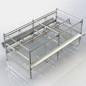 China Hot Galvanized Broiler Hen Poultry Layer Cage 0.2% Eggs Damaging wholesale