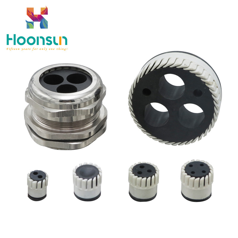 Rohs Approval Waterproof Wire Gland Nickel Plated Brass Cord Grip Connector