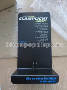 China Lamp Bulbs Counter Display Stands , Steel Countertop Display Signage wholesale