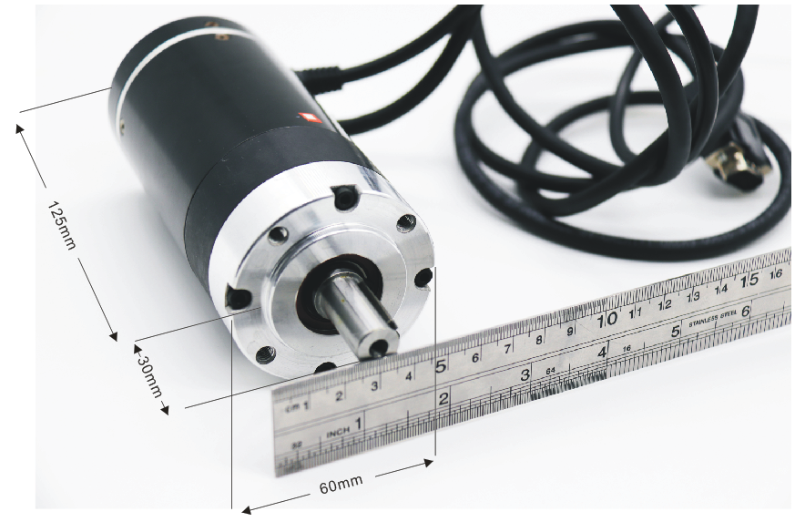 AGV Servo Motor DC48V 3000Rpm Permanent Magnet DC Servo Motor for Serving Robot