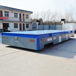 China PLC Motorized Steerable 30 Tons Aluminum Ingot Battery Transfer Car wholesale