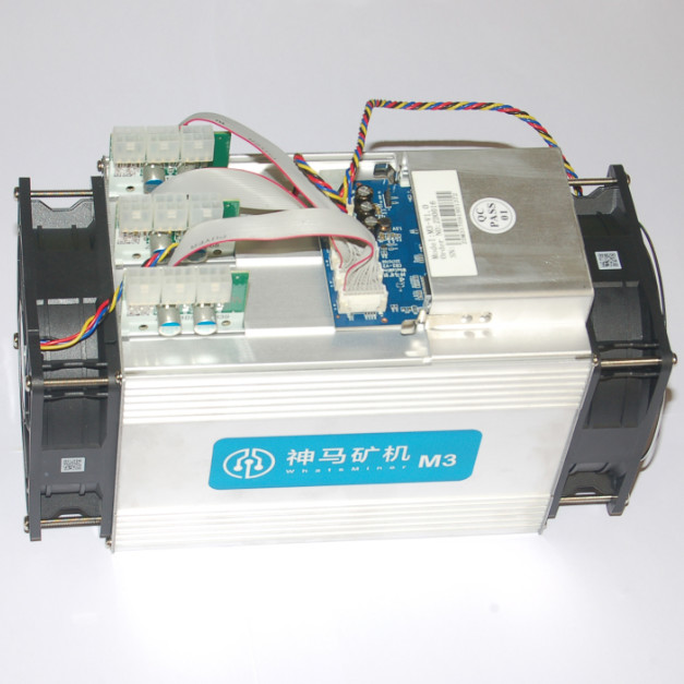 Asic Whatsminer For Bitcoin M3 11.5th/S 2100w Sha256 60db Ethernet 4.1kg