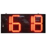 Service Petrol Station Signage Temperature Display Outdoor Led Clock Sign Auto