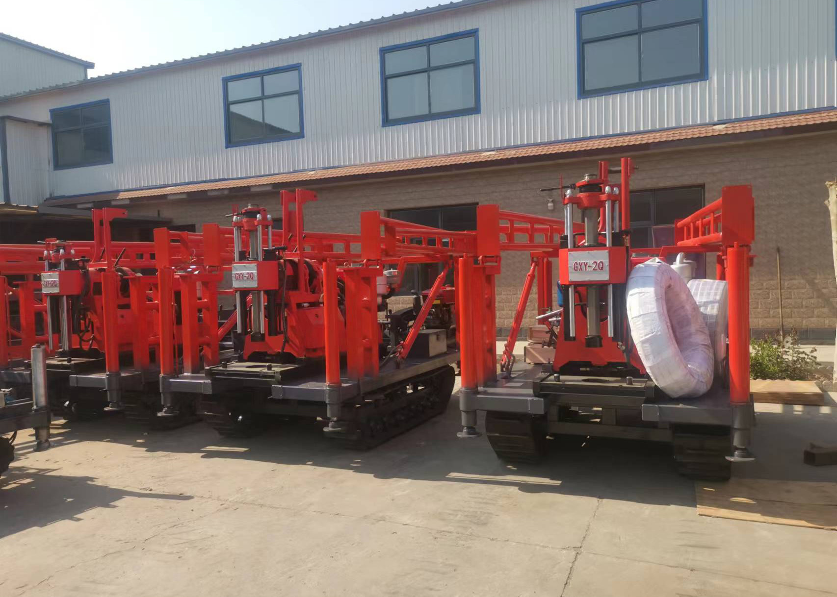 Diesel SPT 150m Trailer Mounted Water Well Drilling Rigs