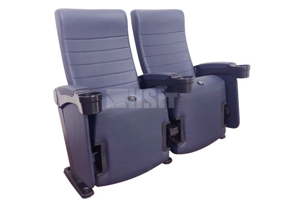 USIT Theatre Seating Chairs , Media Room Seating High Resilient Moldule Foam
