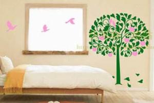 China Modern Contemporary Tree Wall Flower Stickers G112 / Wall Sticker Art wholesale