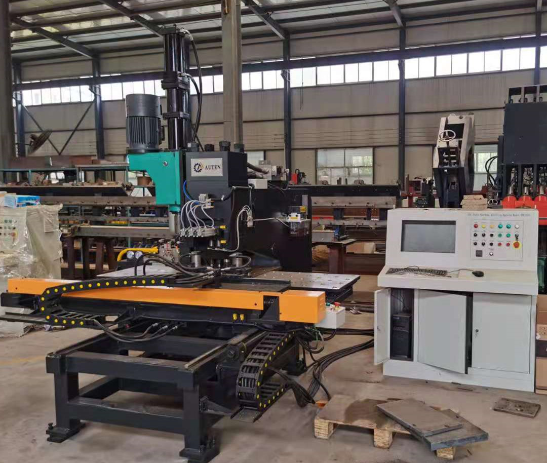C Type Machine Body CNC Plate Punching And Drilling Machine Hydraulic Power Supply