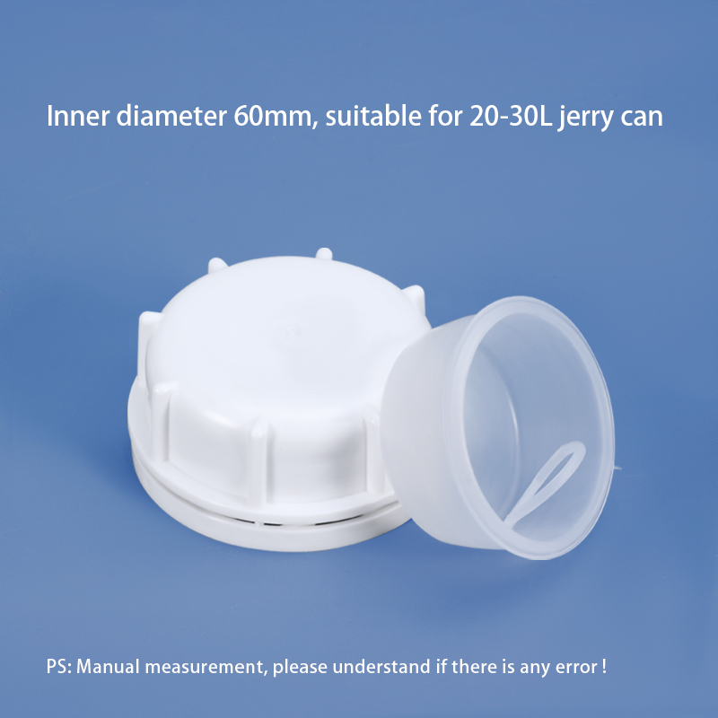 Professional IBC 60mm Plastic Lid Dust Cover With HDPE Gasket For 20-30L Jerry Can Made