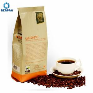 China Flat Bottom k BOPP Aluminum Foil Packaging Coffee Bags wholesale