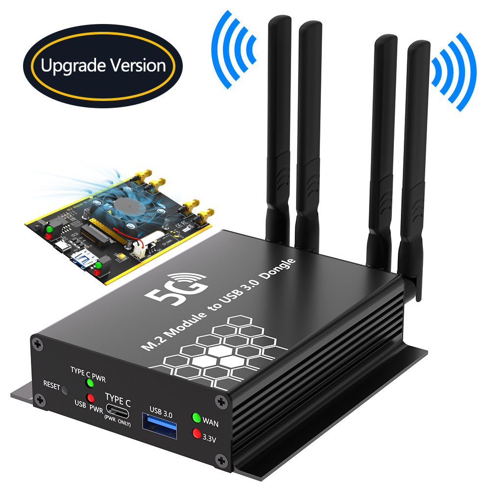 Dual SIM Card Slot NGFF M.2 to USB 3.0 Adapter for 3G 4G 5G Module Fast and Connection