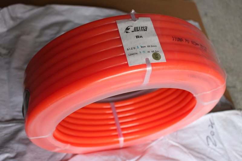 Orange Smooth PU Round Belt Hardness 90A with wear-resistance