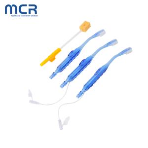China Medical Toothbrush with Nylon Polished Bristles with Suction Swab wholesale