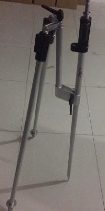 Leica Type prism pole with Bipod