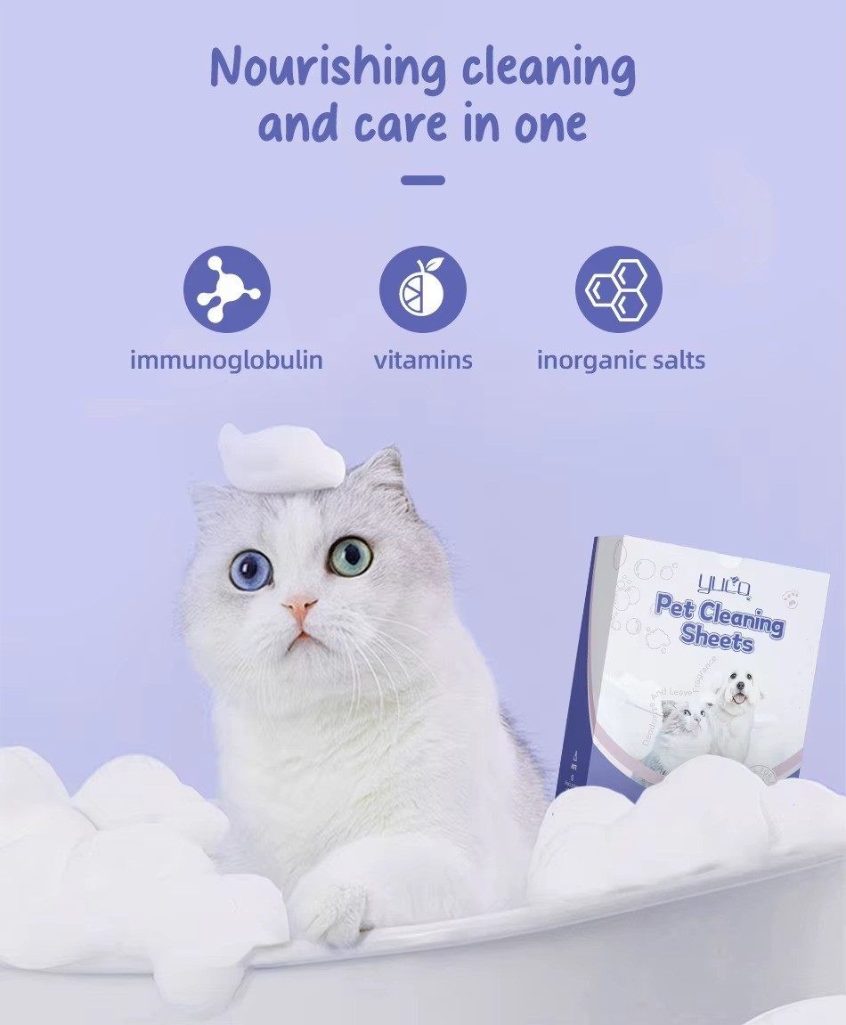 Safe Pet Laundry Detergent Sheets Plastic Free Eco Friendly Dog Shampoo Sheets
