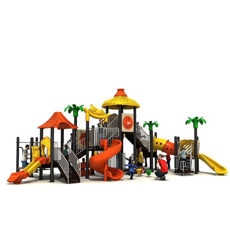Classic Large Outdoor Playground Playing Area For Kids Slides Customized