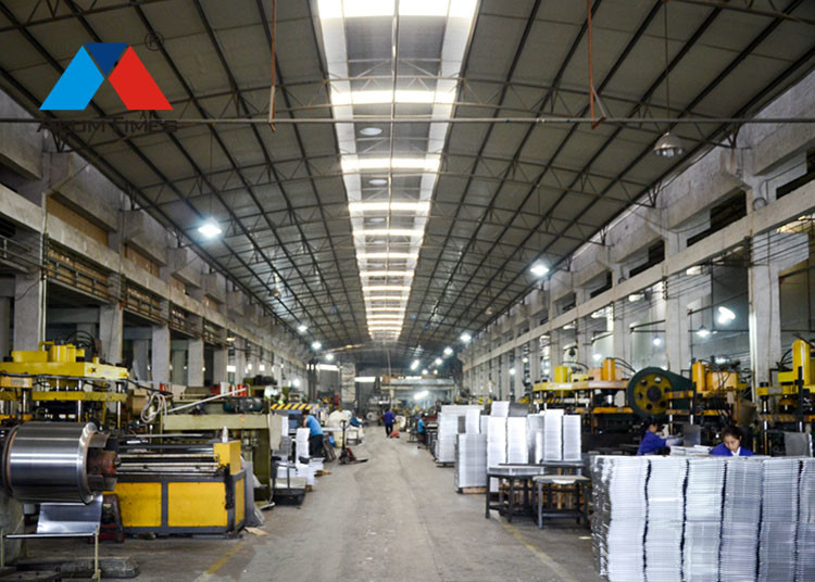 Wooden Grain Aluminum Baffle Ceiling System With ISO9001 Certificate
