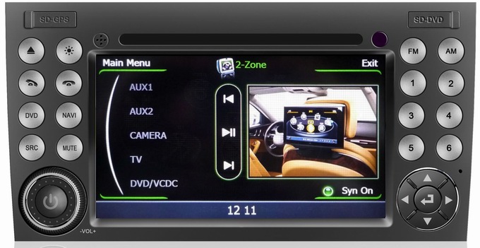 Ouchuangbo CD player fm transmitter for Mercedes Benz SLK Class car kit OCB-096