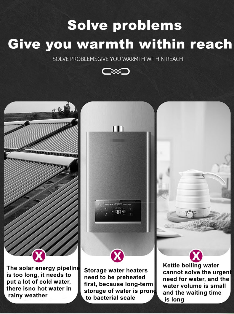 3kw IPX4 Kitchen Instant Hot Water Tap For Bathroom Sink