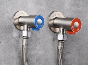 China Stainless Steel Bathroom Angle Stop Anti Oxidation Wear Resistance wholesale